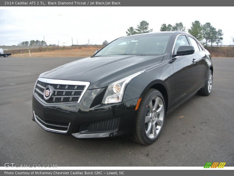 Black Diamond Tricoat / Jet Black/Jet Black 2014 Cadillac ATS 2.5L