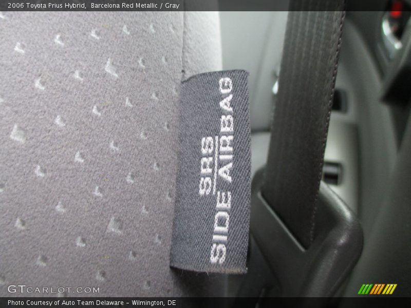 Barcelona Red Metallic / Gray 2006 Toyota Prius Hybrid