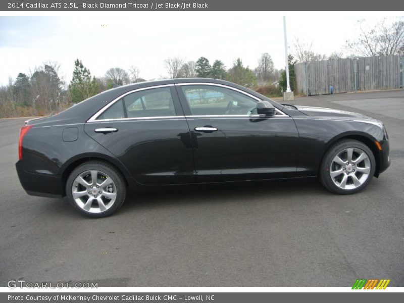 Black Diamond Tricoat / Jet Black/Jet Black 2014 Cadillac ATS 2.5L
