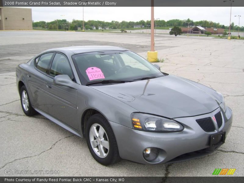 Shadow Gray Metallic / Ebony 2008 Pontiac Grand Prix Sedan