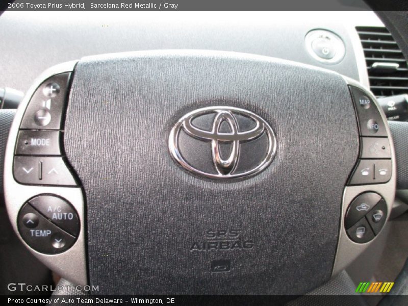 Barcelona Red Metallic / Gray 2006 Toyota Prius Hybrid