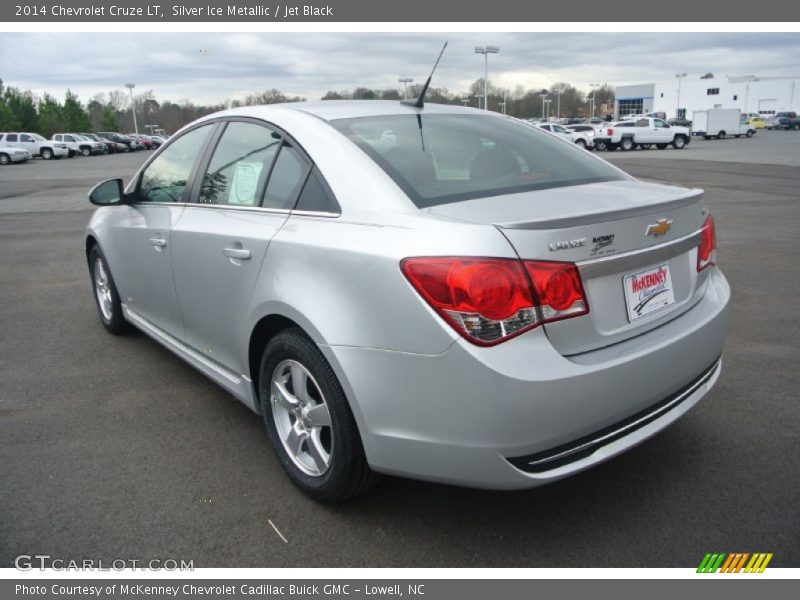 Silver Ice Metallic / Jet Black 2014 Chevrolet Cruze LT