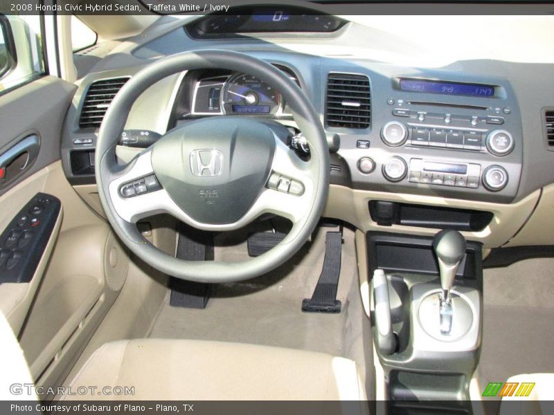 Taffeta White / Ivory 2008 Honda Civic Hybrid Sedan