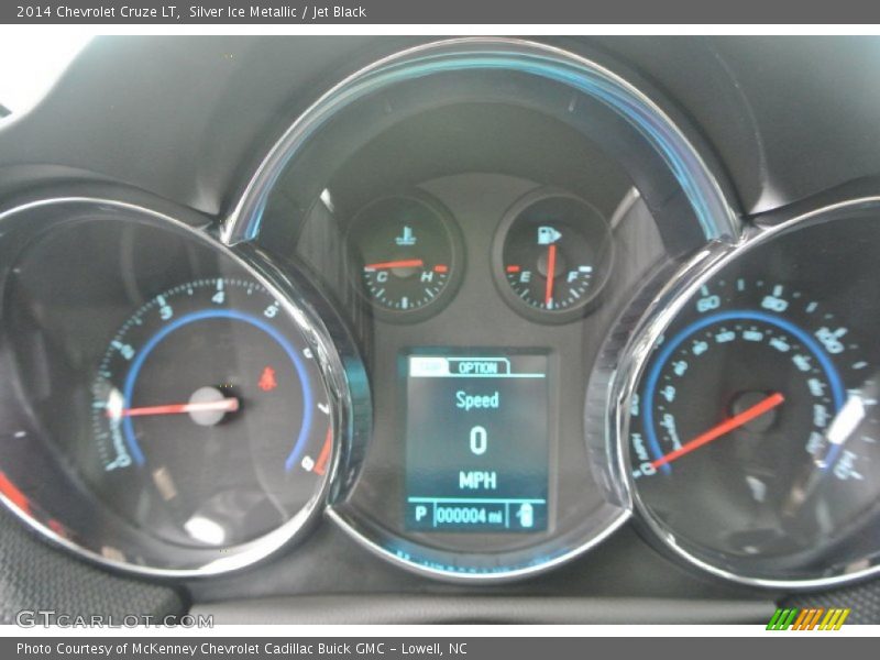 Silver Ice Metallic / Jet Black 2014 Chevrolet Cruze LT