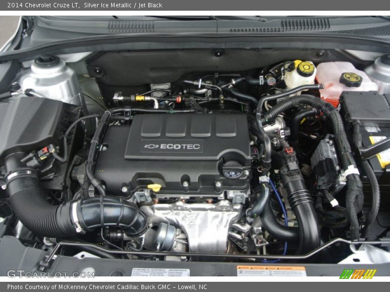 Silver Ice Metallic / Jet Black 2014 Chevrolet Cruze LT