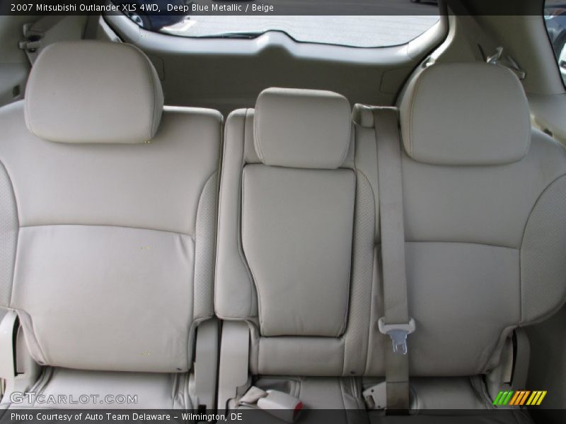 Deep Blue Metallic / Beige 2007 Mitsubishi Outlander XLS 4WD