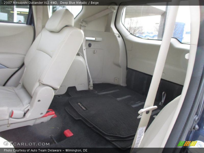 Deep Blue Metallic / Beige 2007 Mitsubishi Outlander XLS 4WD