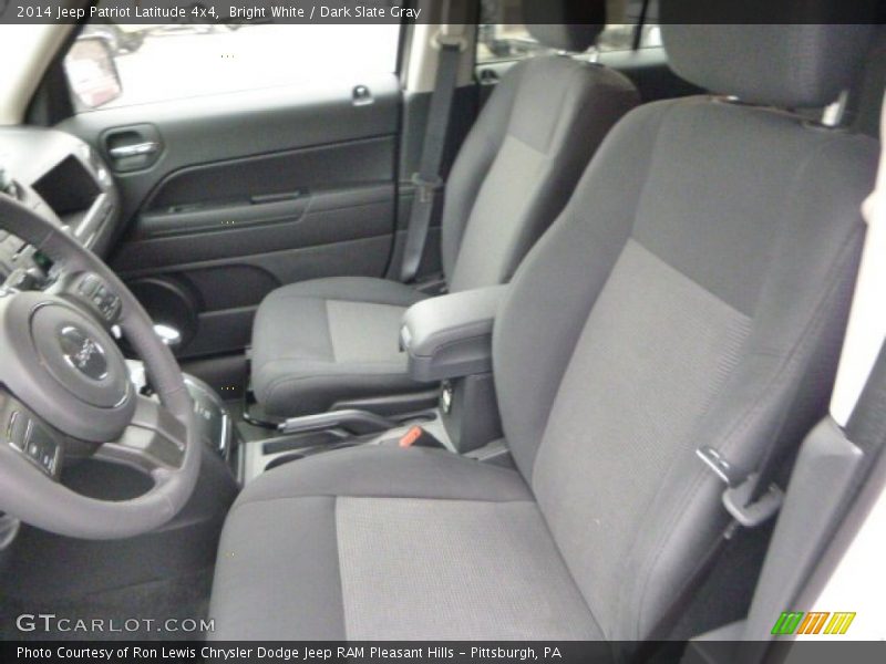 Bright White / Dark Slate Gray 2014 Jeep Patriot Latitude 4x4