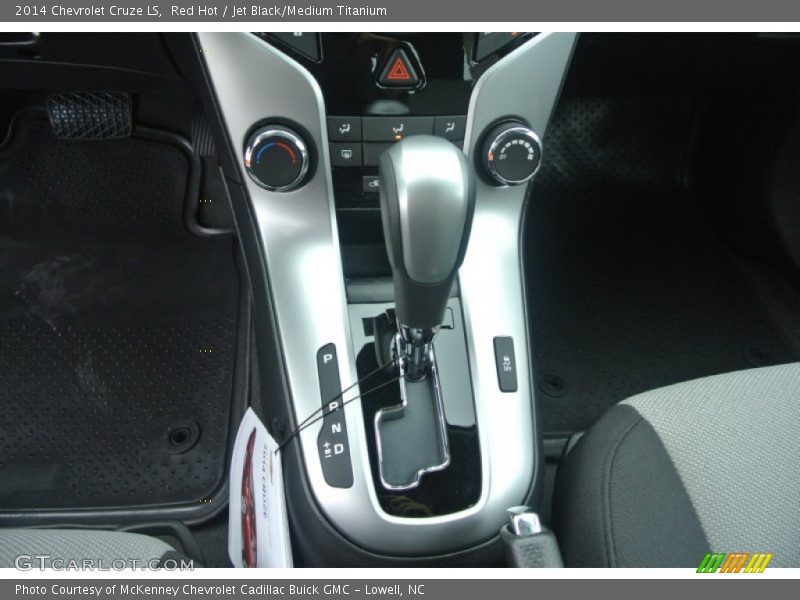 Red Hot / Jet Black/Medium Titanium 2014 Chevrolet Cruze LS