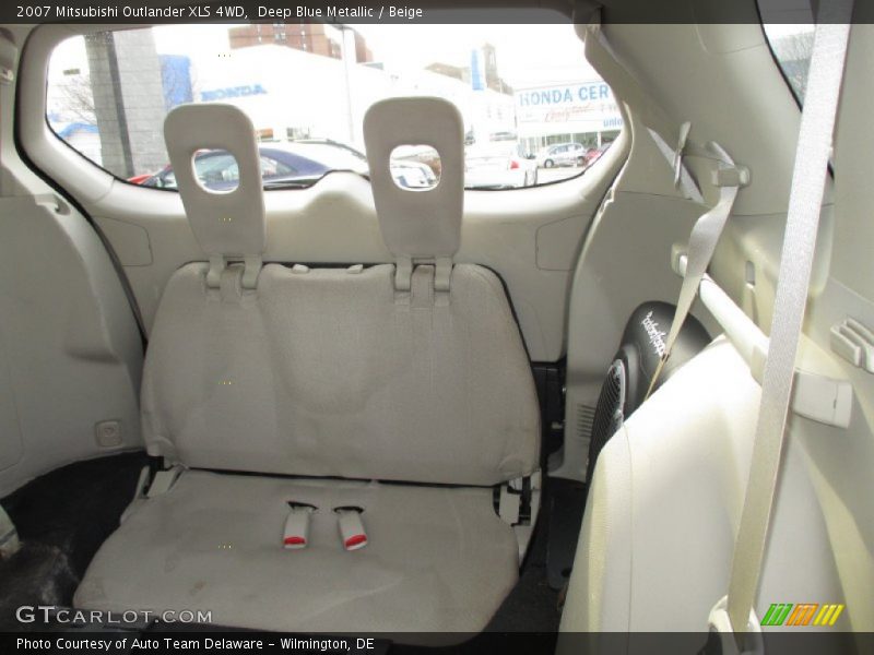 Deep Blue Metallic / Beige 2007 Mitsubishi Outlander XLS 4WD