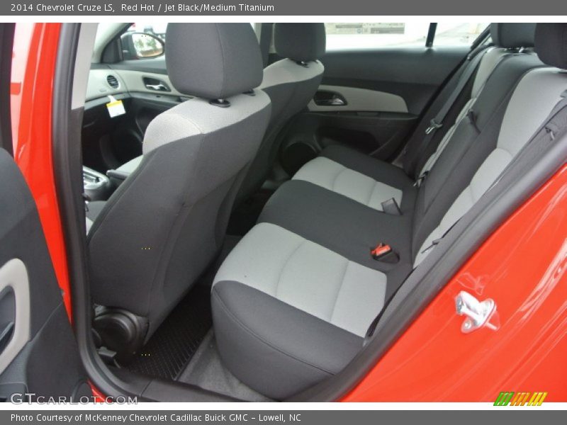 Red Hot / Jet Black/Medium Titanium 2014 Chevrolet Cruze LS