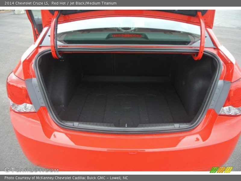 Red Hot / Jet Black/Medium Titanium 2014 Chevrolet Cruze LS