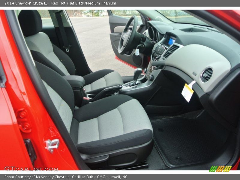Red Hot / Jet Black/Medium Titanium 2014 Chevrolet Cruze LS