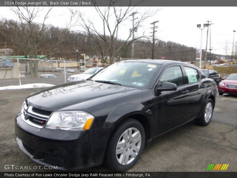 Black Clear Coat / Black 2014 Dodge Avenger SE