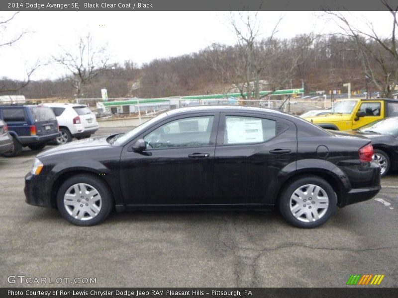 Black Clear Coat / Black 2014 Dodge Avenger SE