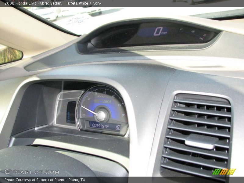 Taffeta White / Ivory 2008 Honda Civic Hybrid Sedan