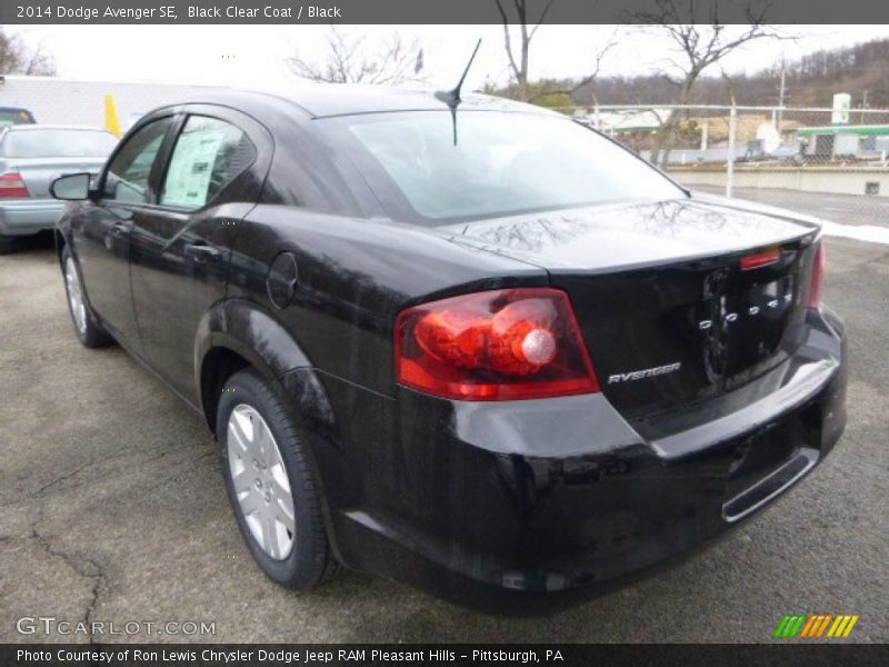 Black Clear Coat / Black 2014 Dodge Avenger SE