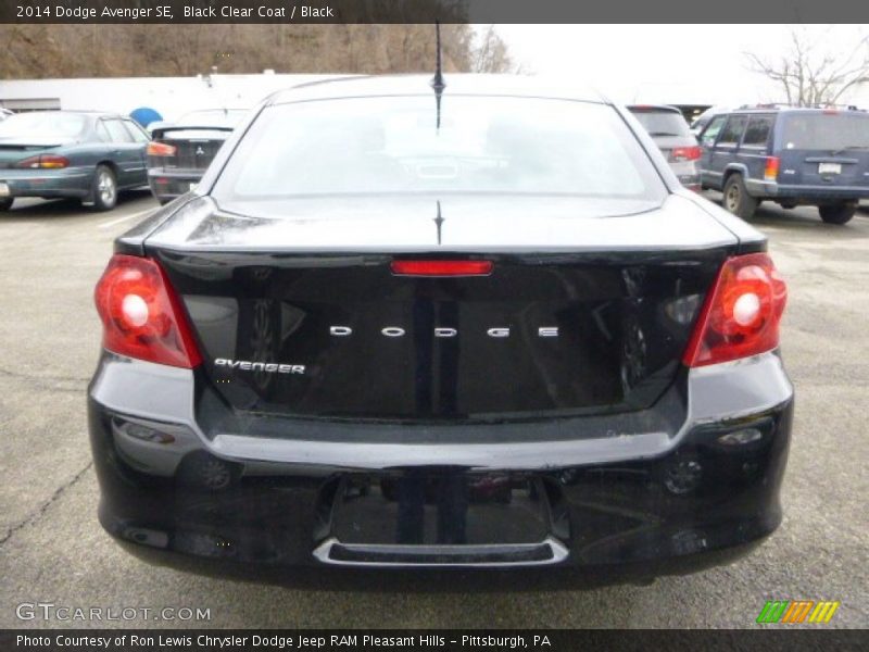 Black Clear Coat / Black 2014 Dodge Avenger SE