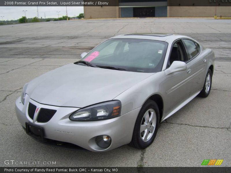 Liquid Silver Metallic / Ebony 2008 Pontiac Grand Prix Sedan