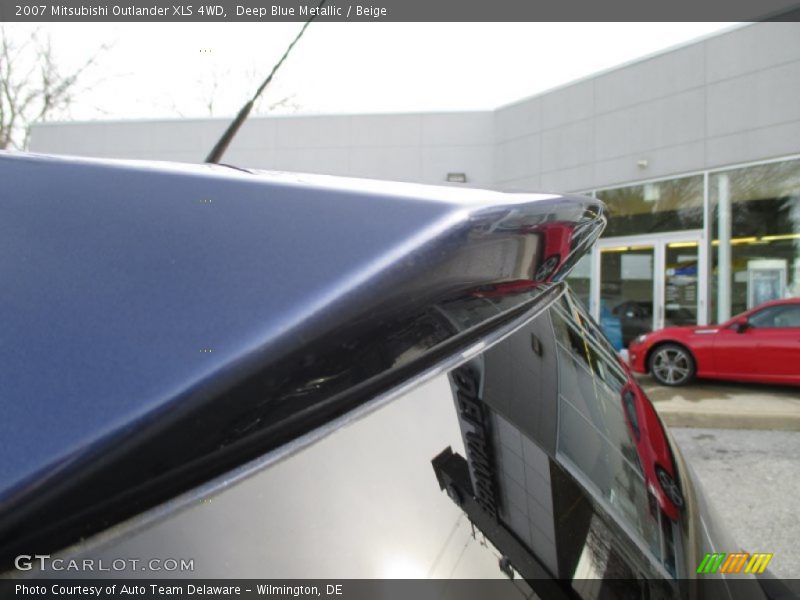 Deep Blue Metallic / Beige 2007 Mitsubishi Outlander XLS 4WD