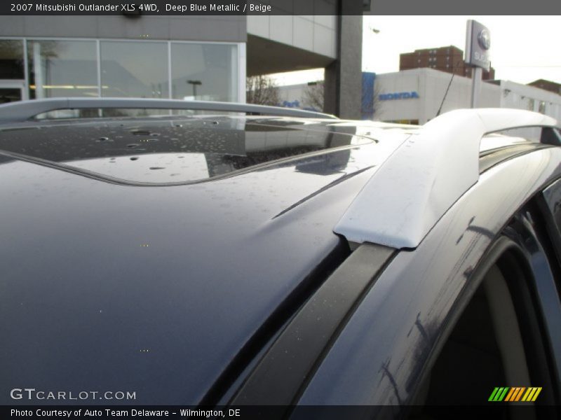 Deep Blue Metallic / Beige 2007 Mitsubishi Outlander XLS 4WD