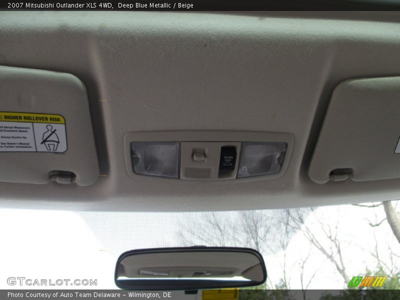Deep Blue Metallic / Beige 2007 Mitsubishi Outlander XLS 4WD
