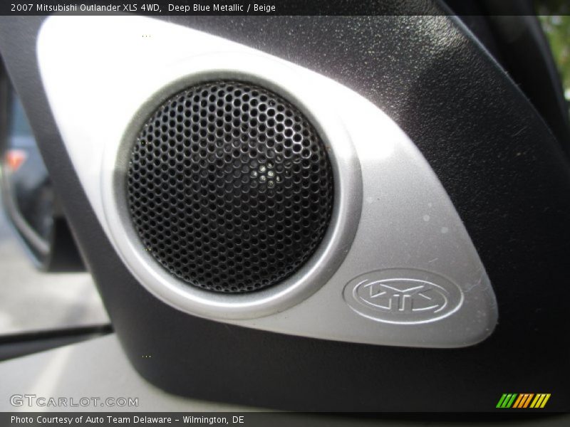 Deep Blue Metallic / Beige 2007 Mitsubishi Outlander XLS 4WD