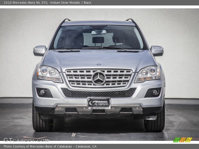 Iridium Silver Metallic / Black 2010 Mercedes-Benz ML 350