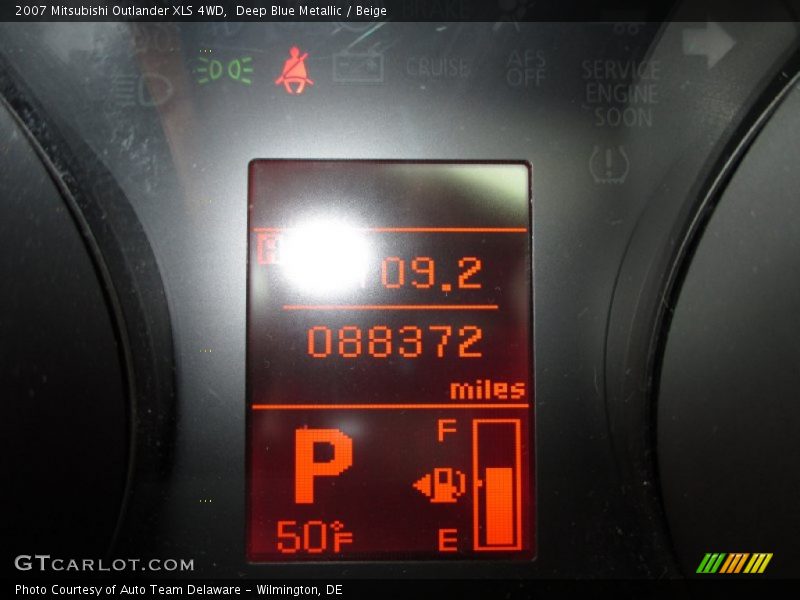 Deep Blue Metallic / Beige 2007 Mitsubishi Outlander XLS 4WD