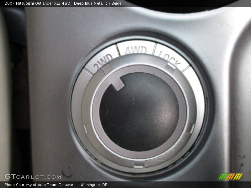 Deep Blue Metallic / Beige 2007 Mitsubishi Outlander XLS 4WD