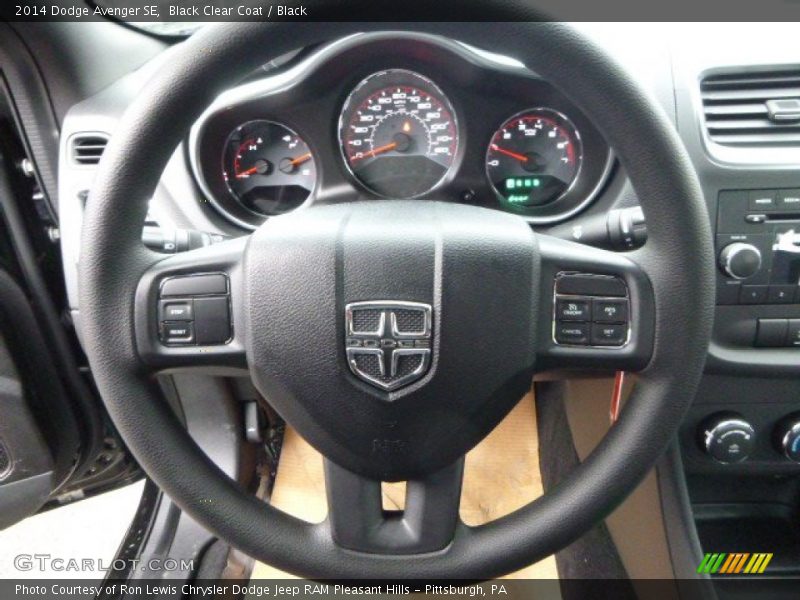 Black Clear Coat / Black 2014 Dodge Avenger SE