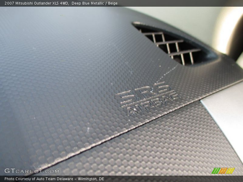 Deep Blue Metallic / Beige 2007 Mitsubishi Outlander XLS 4WD