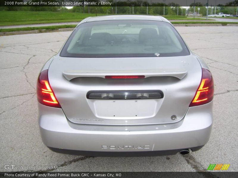 Liquid Silver Metallic / Ebony 2008 Pontiac Grand Prix Sedan