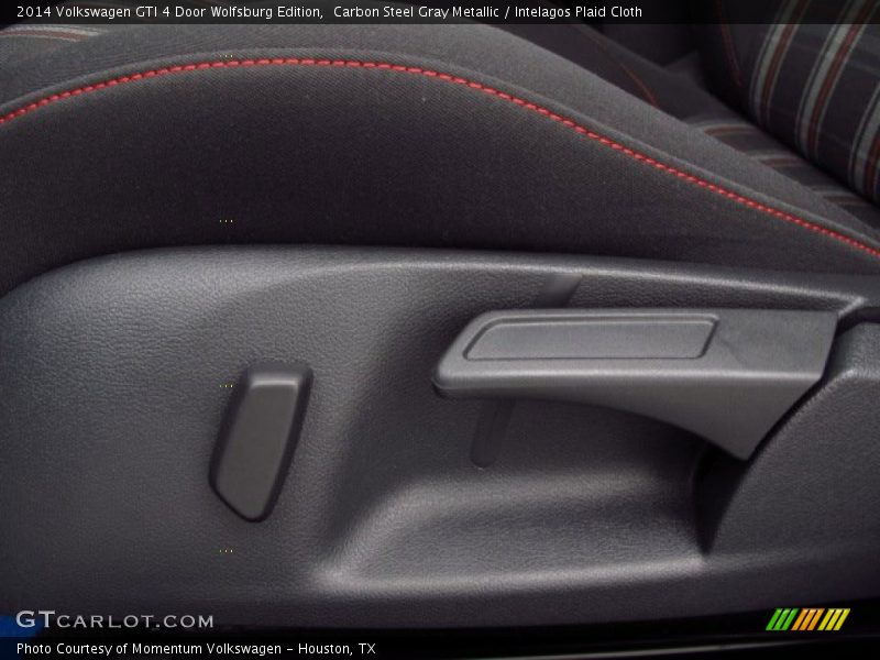 Carbon Steel Gray Metallic / Intelagos Plaid Cloth 2014 Volkswagen GTI 4 Door Wolfsburg Edition