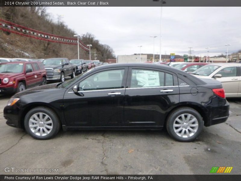 Black Clear Coat / Black 2014 Chrysler 200 Limited Sedan