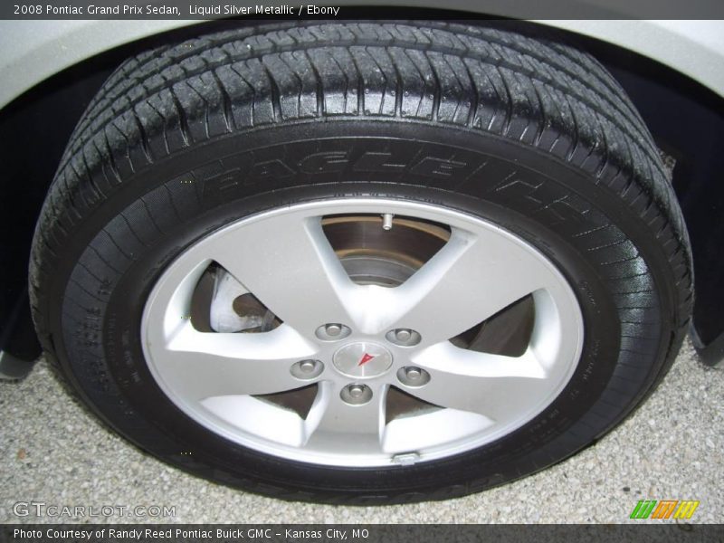 Liquid Silver Metallic / Ebony 2008 Pontiac Grand Prix Sedan
