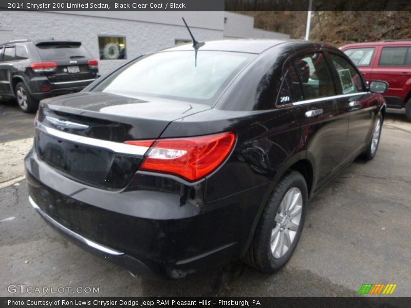 Black Clear Coat / Black 2014 Chrysler 200 Limited Sedan