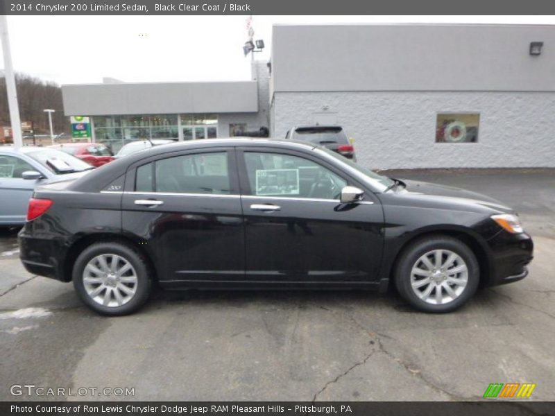 Black Clear Coat / Black 2014 Chrysler 200 Limited Sedan