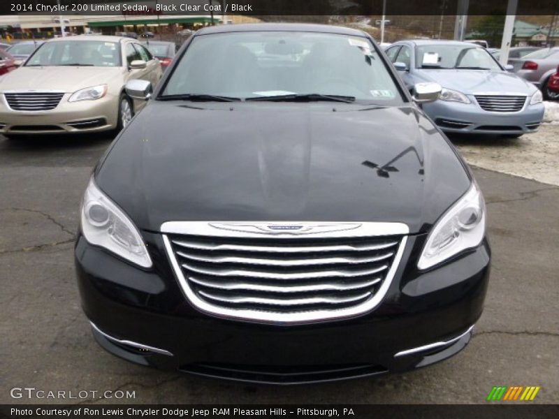Black Clear Coat / Black 2014 Chrysler 200 Limited Sedan