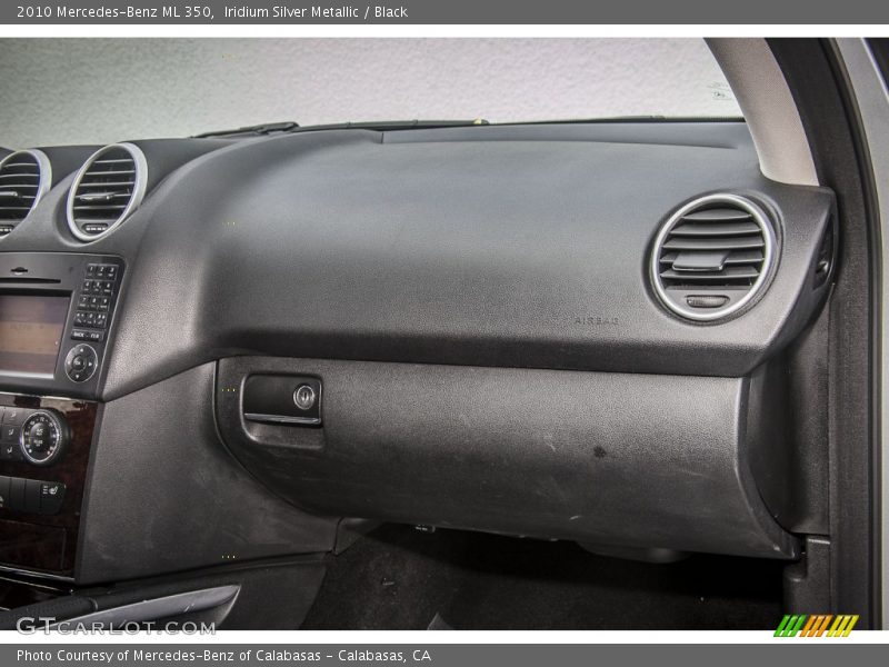 Iridium Silver Metallic / Black 2010 Mercedes-Benz ML 350