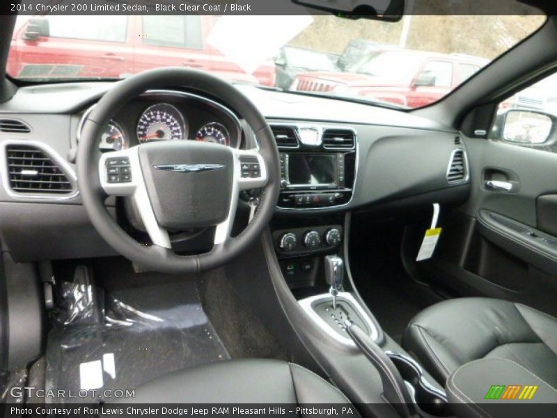 Black Clear Coat / Black 2014 Chrysler 200 Limited Sedan