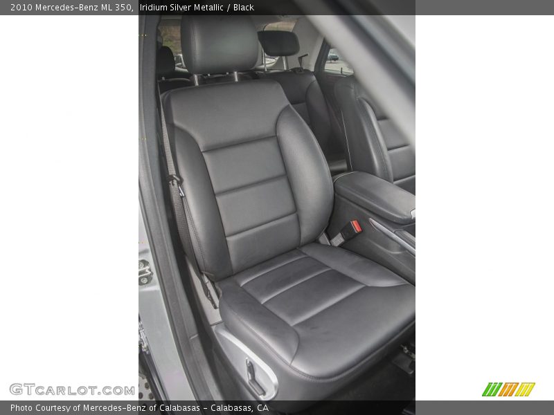 Iridium Silver Metallic / Black 2010 Mercedes-Benz ML 350