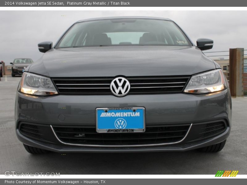 Platinum Gray Metallic / Titan Black 2014 Volkswagen Jetta SE Sedan