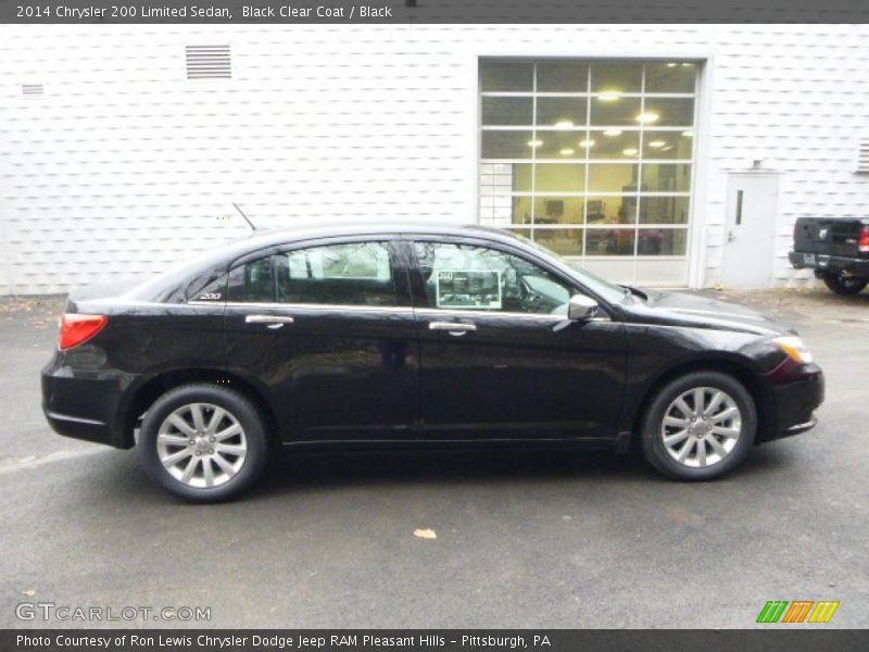 Black Clear Coat / Black 2014 Chrysler 200 Limited Sedan