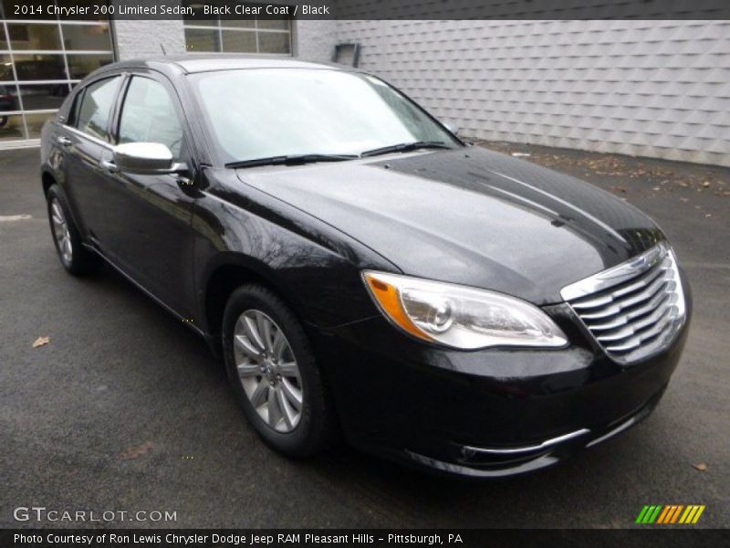 Black Clear Coat / Black 2014 Chrysler 200 Limited Sedan