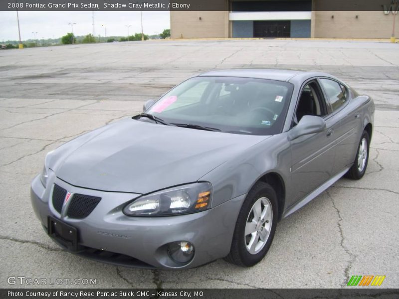 Shadow Gray Metallic / Ebony 2008 Pontiac Grand Prix Sedan