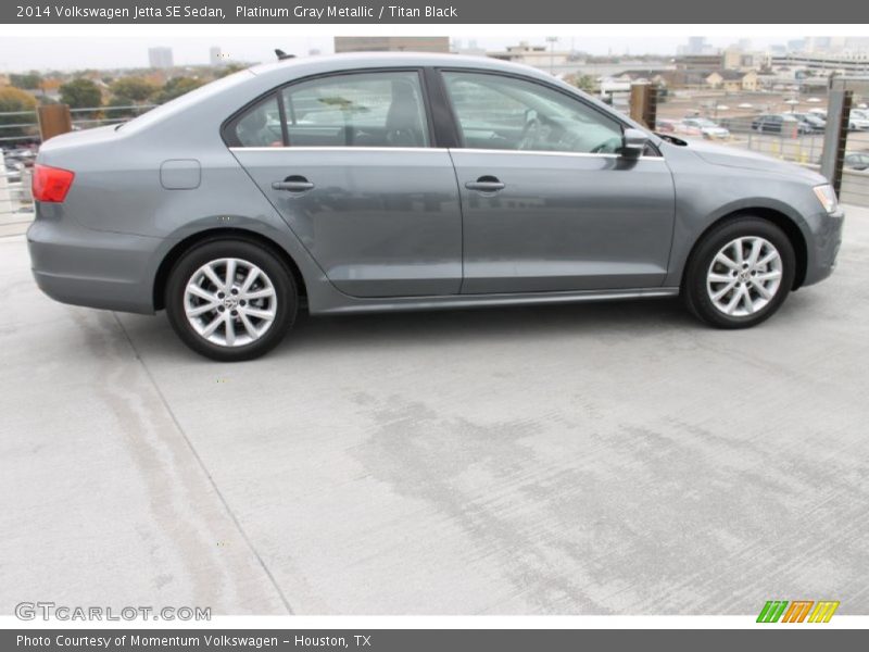 Platinum Gray Metallic / Titan Black 2014 Volkswagen Jetta SE Sedan