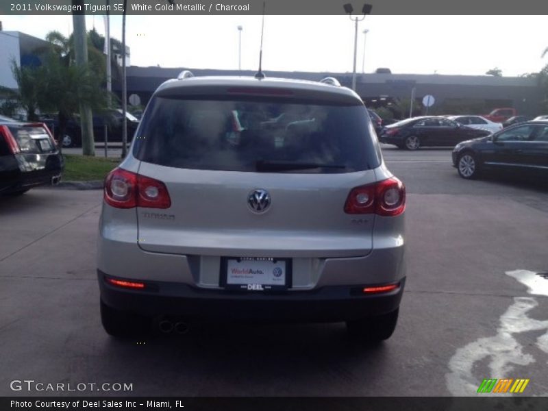 White Gold Metallic / Charcoal 2011 Volkswagen Tiguan SE