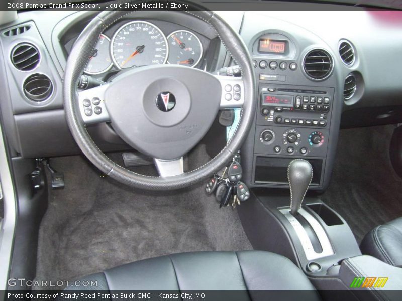 Liquid Silver Metallic / Ebony 2008 Pontiac Grand Prix Sedan