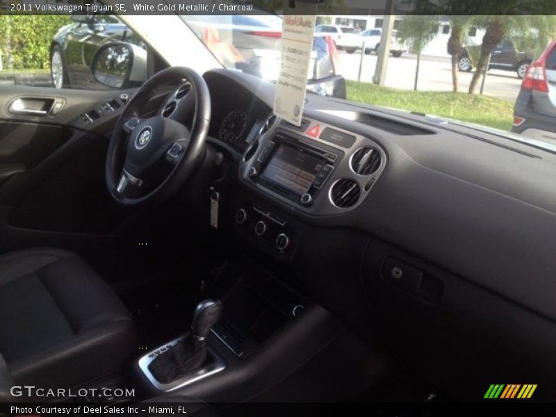 White Gold Metallic / Charcoal 2011 Volkswagen Tiguan SE